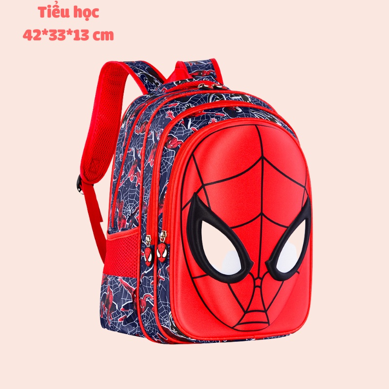 CẶP TÁP MẪU GIÁO VÀ TIỂU HỌC CHO BÉ TRAI HÌNH NGƯỜI NHỆN SPIDERMAN