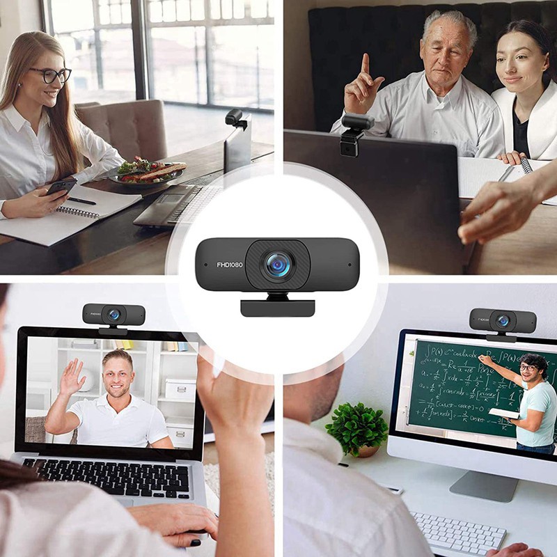 Webcam Full Hd 1080p Kèm Micro Và Phích Cắm Usb 2.0 Cho Máy Tính | BigBuy360 - bigbuy360.vn