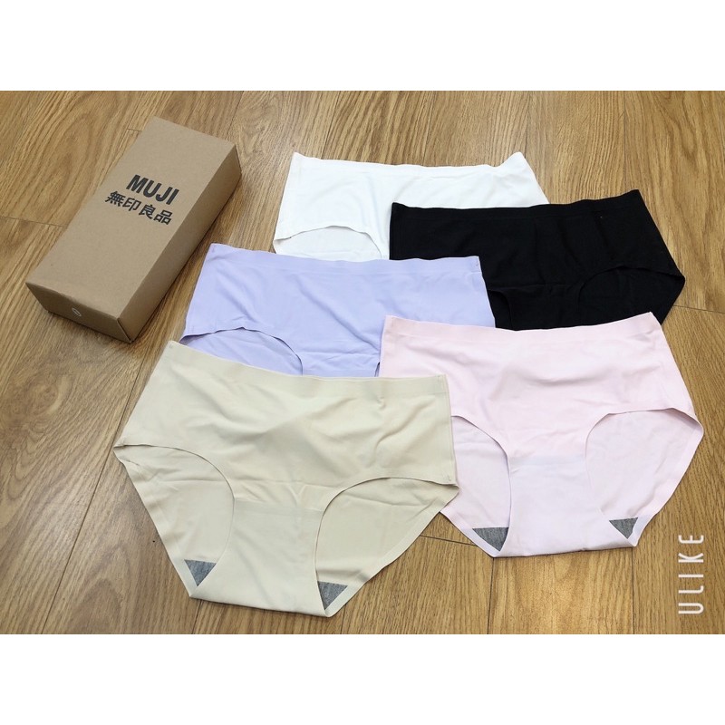 Hộp 5 quần lót Muji không đường may hàng loại 1 (TC0071) | BigBuy360 - bigbuy360.vn