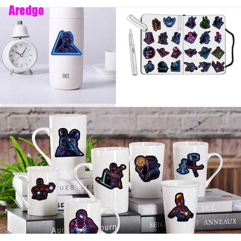 MARVEL Set 100 Miếng Dán Tường Trang Trí Hình Siêu Anh Hùng