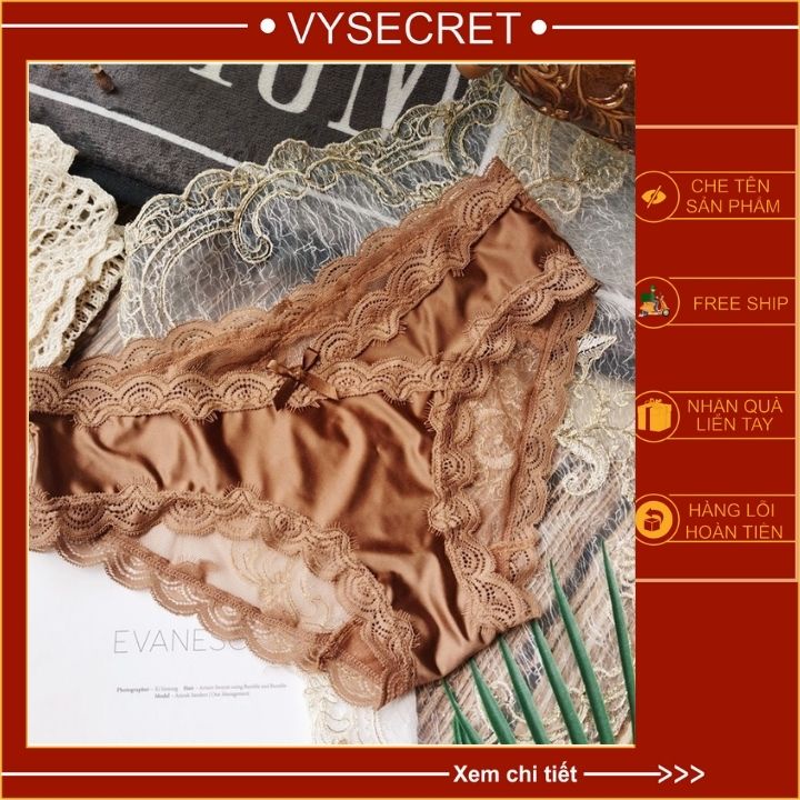 QUẦN LÓT REN KHÁNG KHUẨN SEXY KẾT HỢP COTTON ÔM MÔNG C1245 | BigBuy360 - bigbuy360.vn