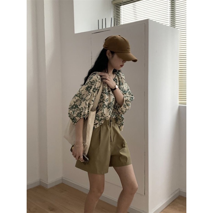 Áo Thun Nữ Ngắn Tay Cổ Tròn Thời Trang Hàn