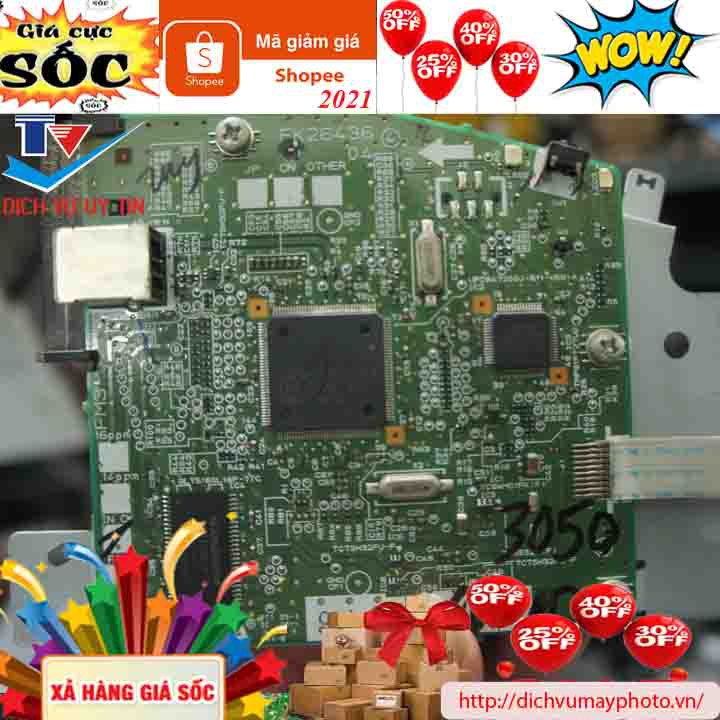 Main card formater máy in Canon LBP 3050 hàng bóc máy chuẩn có bảo hành