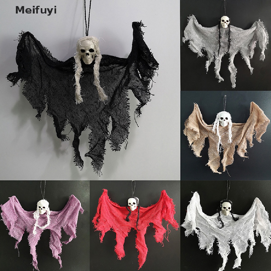 [Meifuyi] Đầu Lâu Ma Trang Trí Halloween Kinh Dị