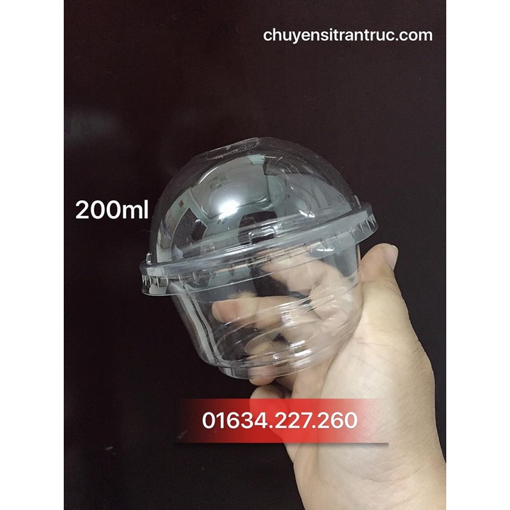 Combo 500 ly kem nắp cầu 200ml - ChuyenSiTranTruc