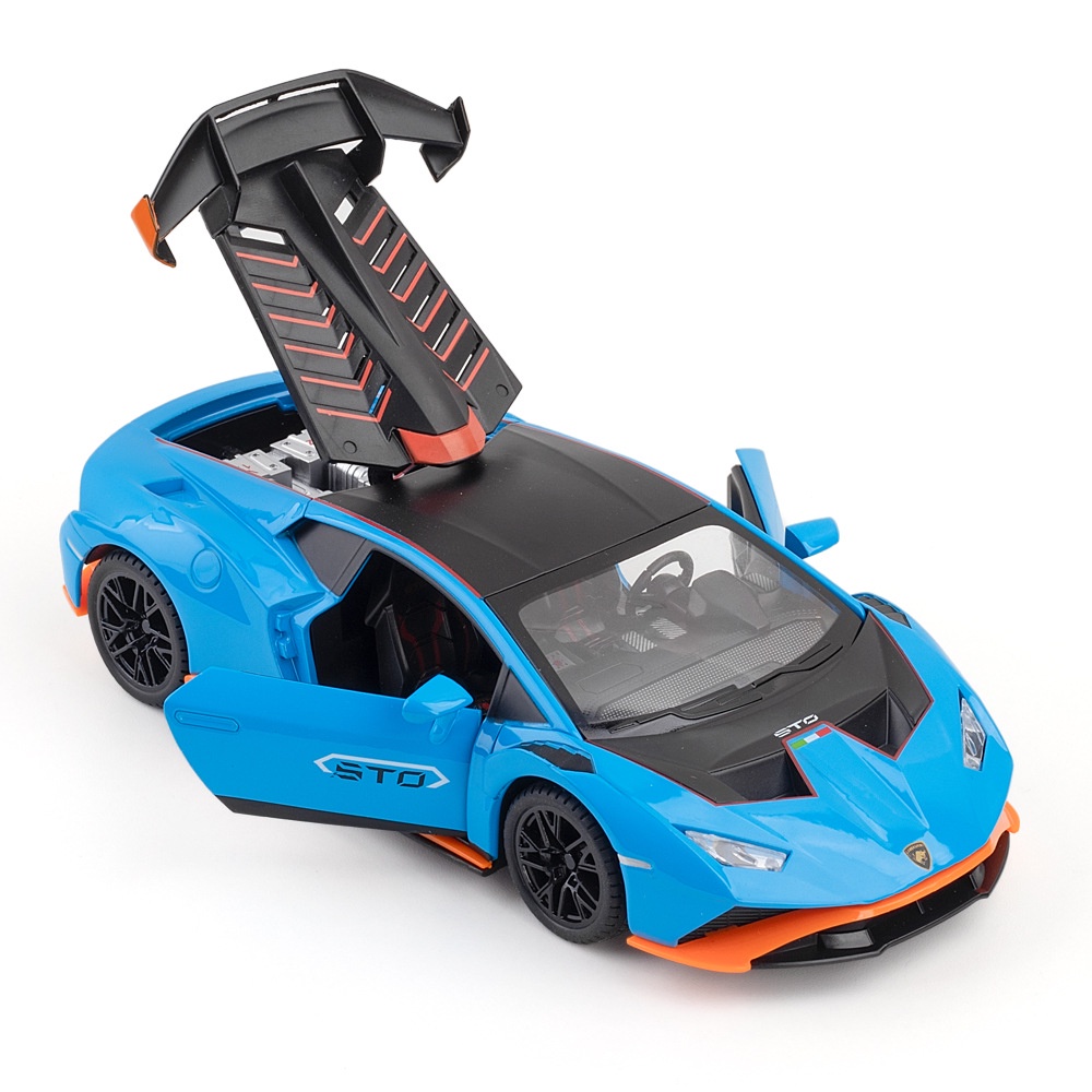 Mô hình xe Lamborghini Huracan STO tỉ lệ 1:24 hãng JINLIFANG