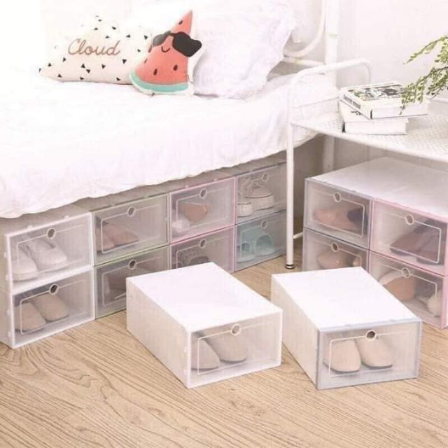 Combo 3 Hộp đựng giày tiện dụng loại lớn 33x24x13cm,,,