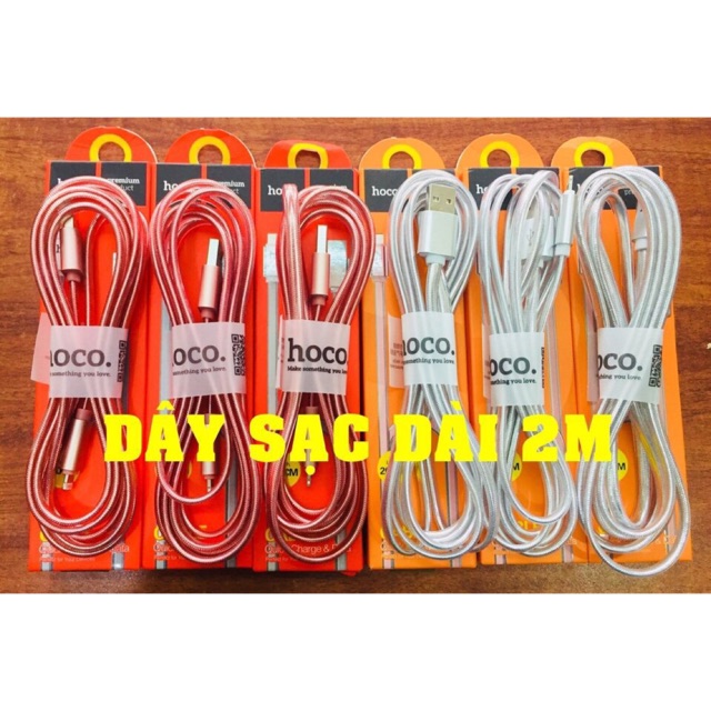 💢GIẢI PHÁP - DÂY SẠC HOCO BÁO ĐÈN IPHONE #2M💢