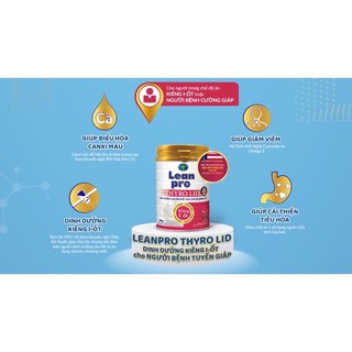 Sữa bột Lean pro thyro lid lon 900g