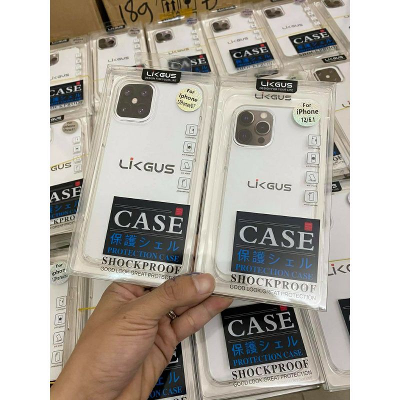 Ốp lưng Likgus Cho Iphone 13 pro max,13,13 pro,12,12Pro,12 Pro Max,11,11pro,11 pro max,xs max,7plus