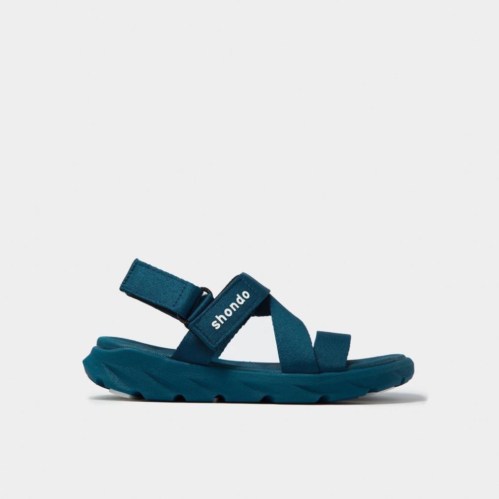 ( SOdeep) Giày Sandals Màu Xanh SHONDO|Shat F6 Sport - F6S303 *