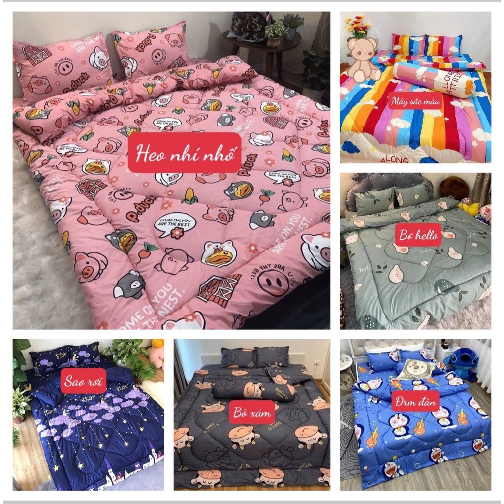 Xả kho Bộ Chăn Phao Ga Gối 1m2,1m4,1m5,1m6,1m8