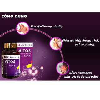 Dạ Dày Vitos TEM QR CODE  - Trào Ngược, Viêm Loét Dạ Dày