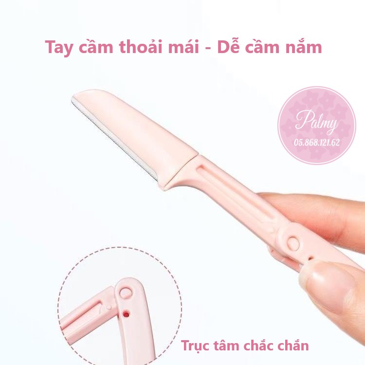 Bộ 3 Dao Cạo, Tỉa Lông Mày, Chân Mày Tóc Mái Tiện Lợi