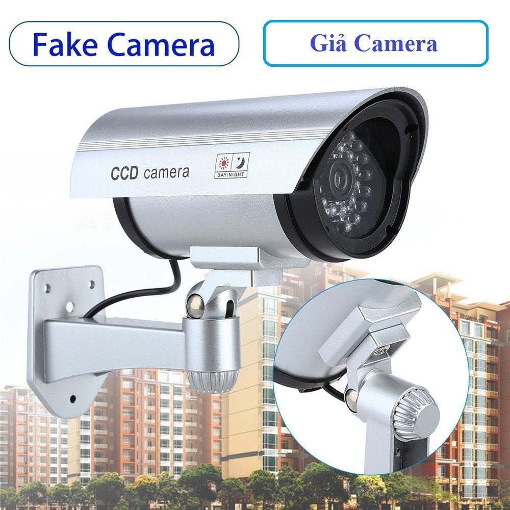 Camera giám sát thân dài mô hình dọa trộm, giả camera.