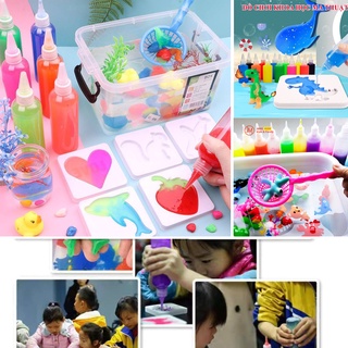 Bộ Tạo Hình Nước 3D Ma Thuật Cho Bé, Bộ Stem Đồ Chơi Khoa Học Thí Nghiệm Cho Bé Thỏa Sức Sáng Tạo [Bản Cao Cấp 100ml]