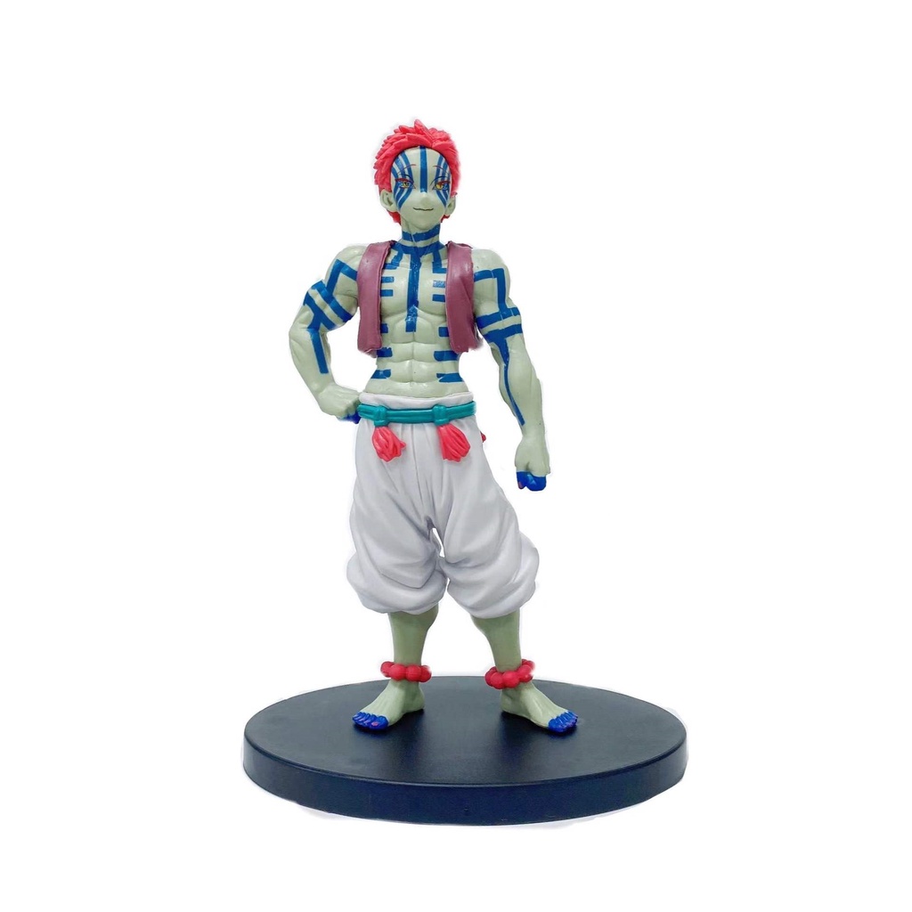 Mô hình Thượng Tam Akaza cao 15cm nặng 0.5kg ,nhân vật phản diện, figure anime Kamado Nezuko,Tanjiro thanh gươm diệt quỷ