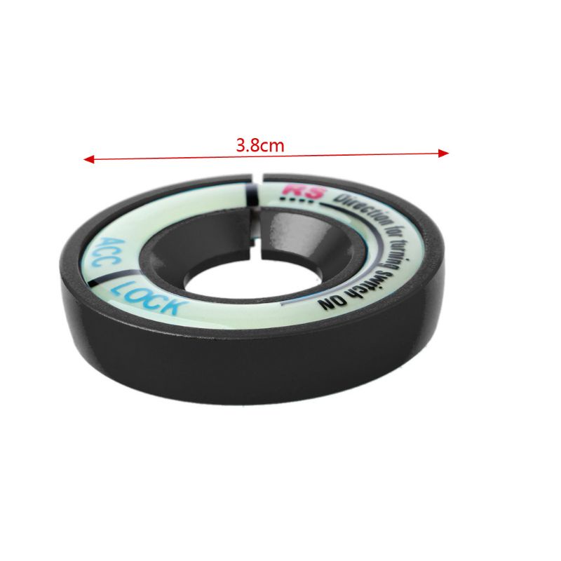 Miếng Dán Trang Trí Công Tắc Đánh Lửa Dạ Quang Cho Xe Hơi