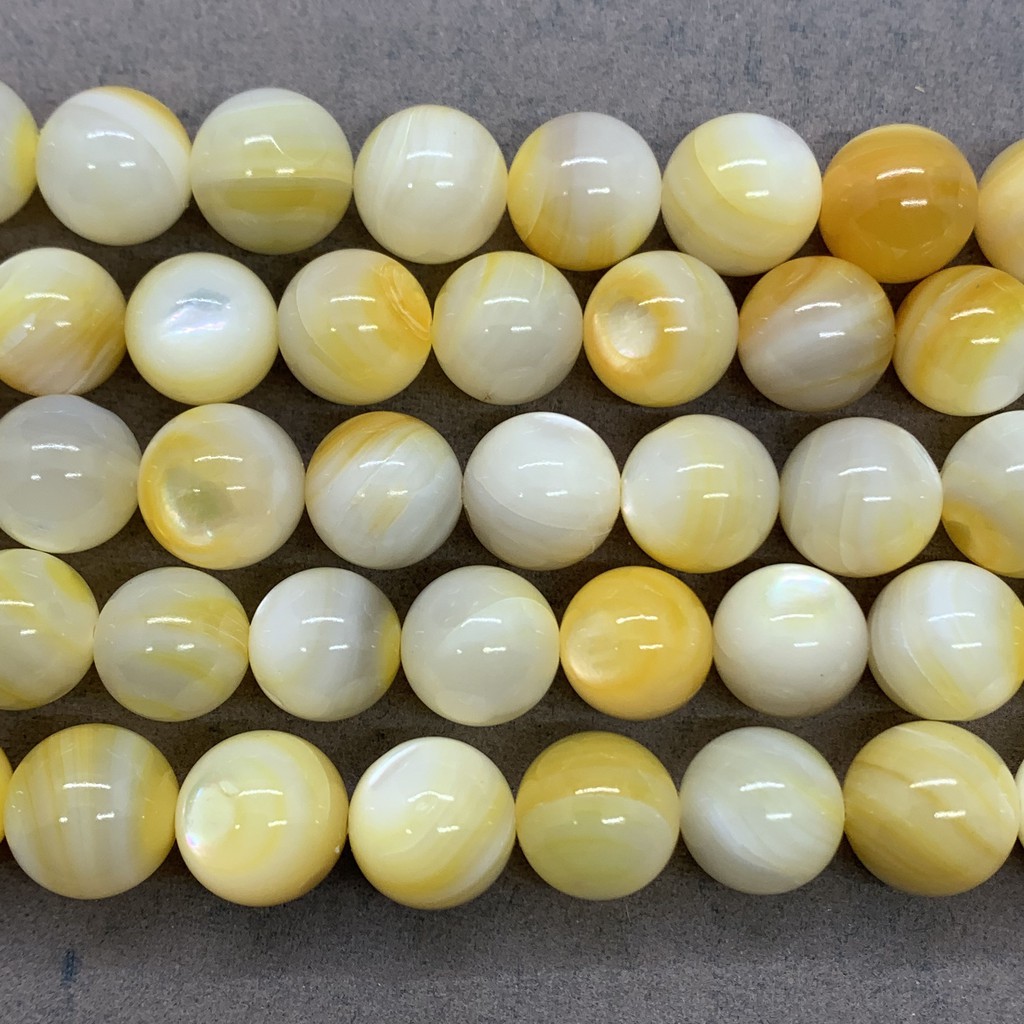 Chuỗi Hạt Ngọc Trai 4-10mm Hình Bướm Vỏ Sò Vàng Tự Nhiên Dùng Làm Trang