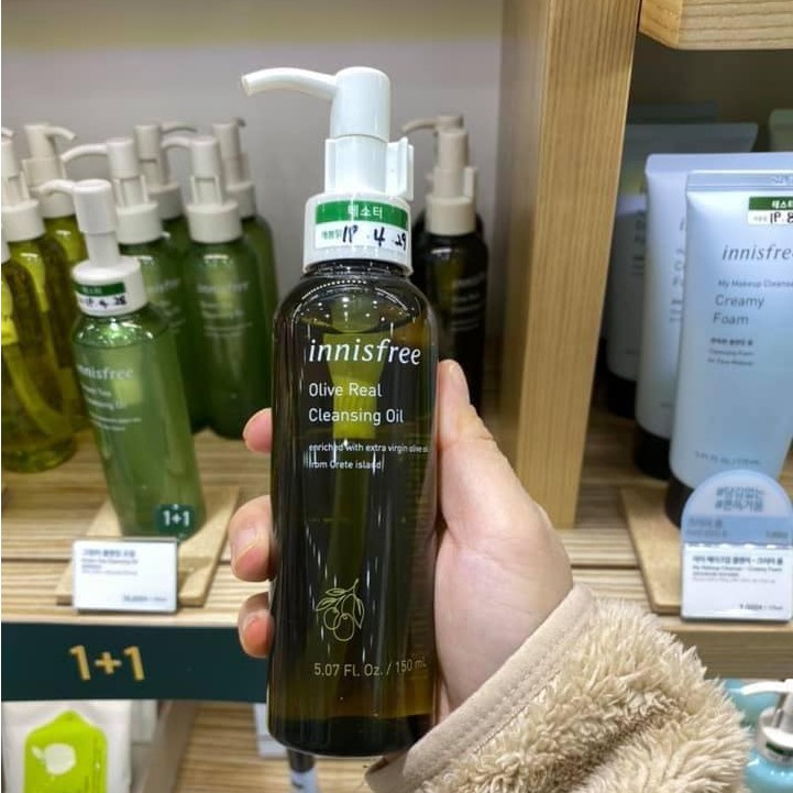 Dầu Tẩy Trang Dành Cho Da Khô Innisfree Olive Real Cleansing Oil