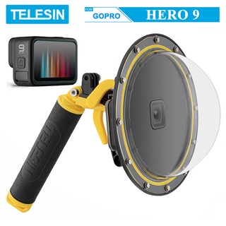 Mua Dome port TELESIN cho máy quay hành động GoPro Hero 9