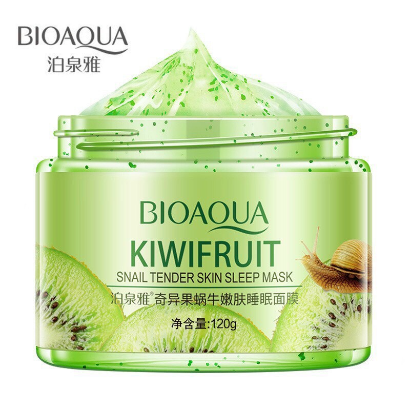 Hộp nạ ngủ trái cây cấp nước lựu đỏ và kiwi - Bioaqua dưỡng ẩm trắng da giảm mụn vibesvietnam