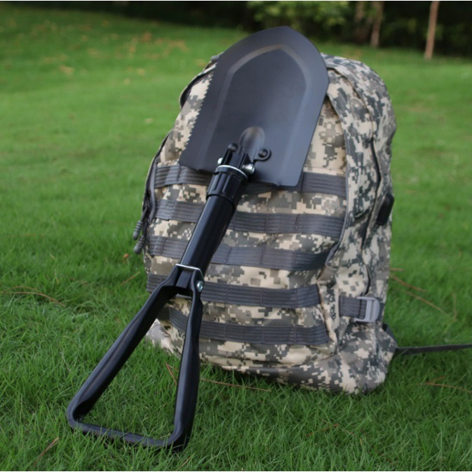 Cuốc Làm Vườn Gấp Gọn, Xẻng Quân Dụng Đa Năng 47cm