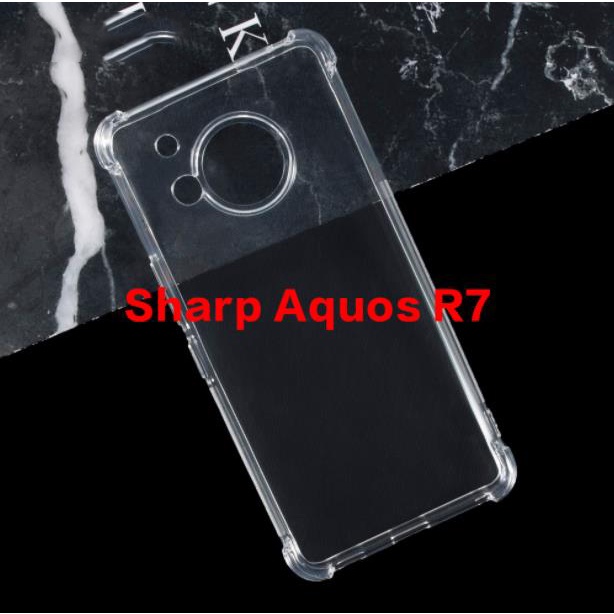 Ốp Lưng TPU Mềm Cho Sharp Aquos R7 Silicon Bảo Vệ Điện Thoại Túi Khí Chống Sốc Mặt Sau Vỏ