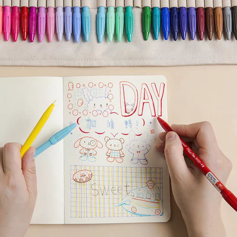 |ORDER| TÚI VẢI CUỘN BÚT LÔNG MONAMI PLUS PEN 3000