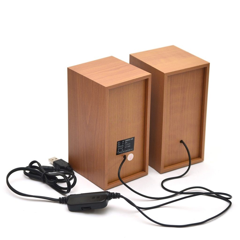 Loa Máy Tính Để Bàn PC Laptop Điện Thoại Mini 2.0 LeeFei M22 Led Nhỏ Gọn Âm Thanh, Tress Bass Đầy Đủ To