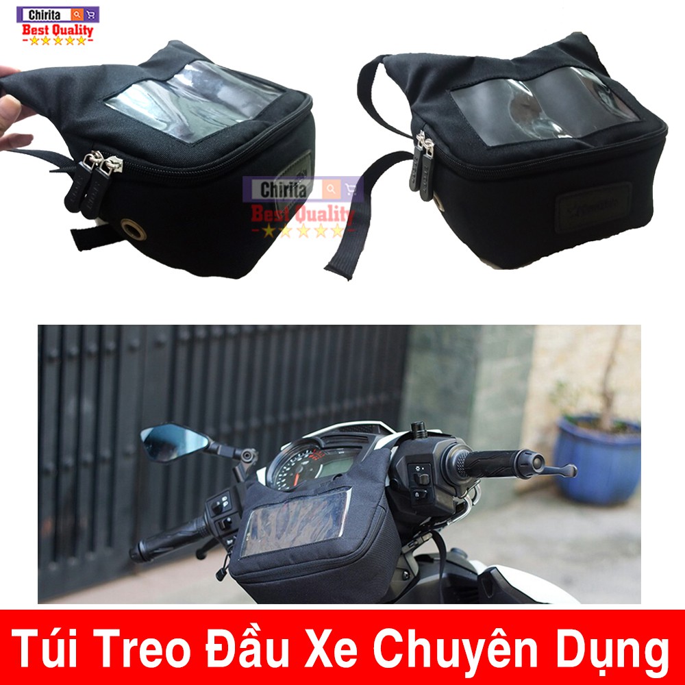 Túi Treo Đầu Xe Máy Đựng Điện Thoại Dành Cho Xe Ôm Tiện Dụng