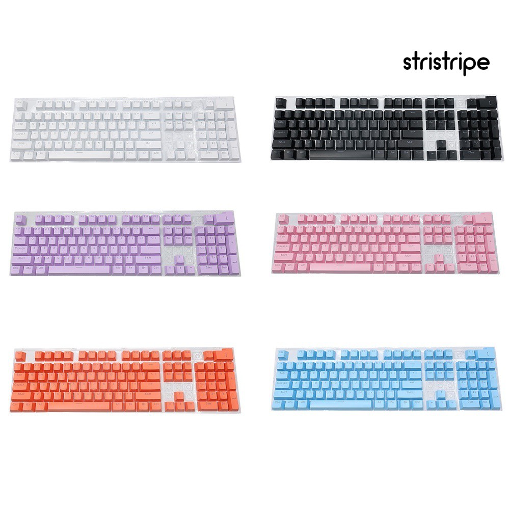 STR 104Pcs/Set Universal Ergonomic Backlit Key Cap Keycaps for Mechanical Keyboard | WebRaoVat - webraovat.net.vn