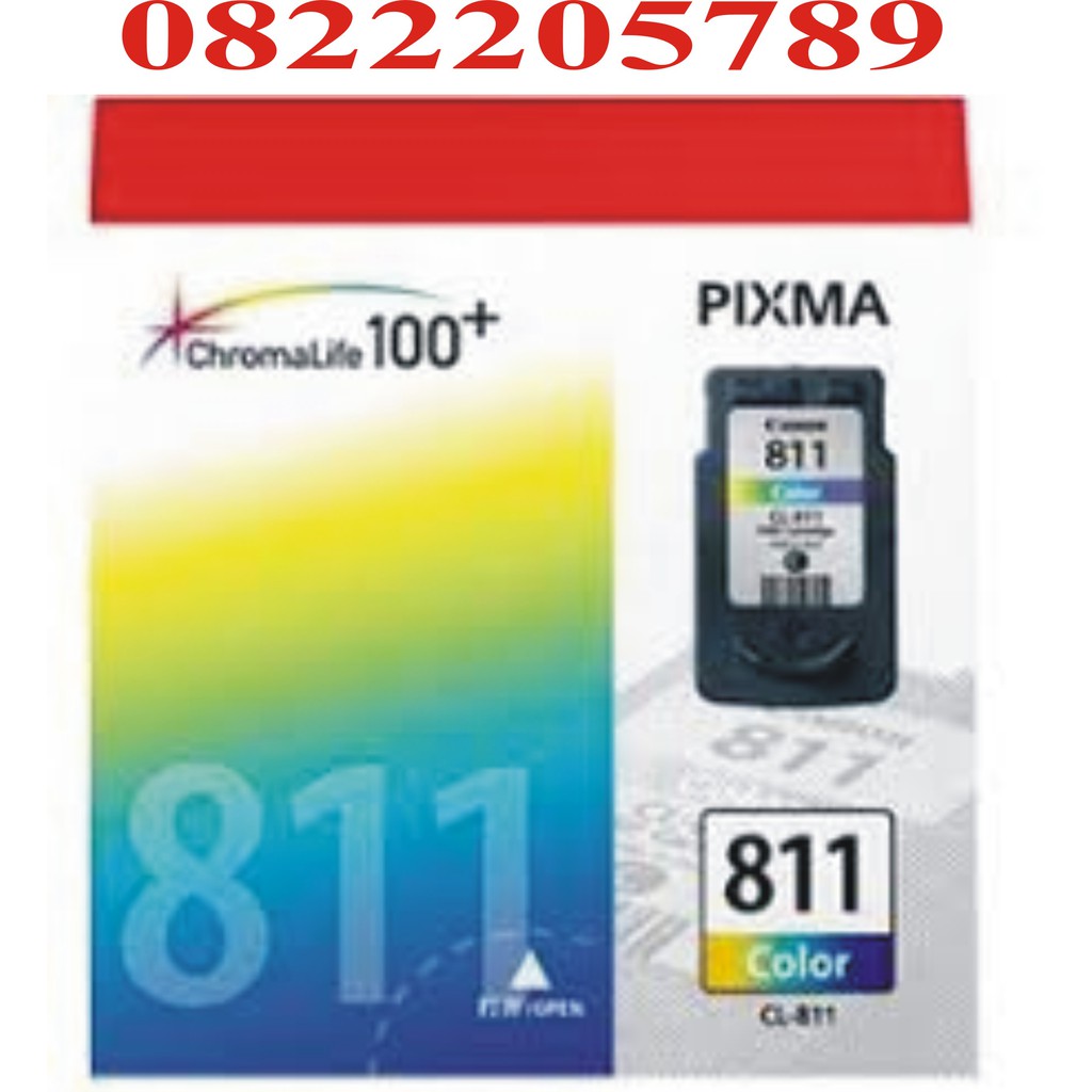 BỘ MỰC IN MÀU CANON CL811 VÀ PG810