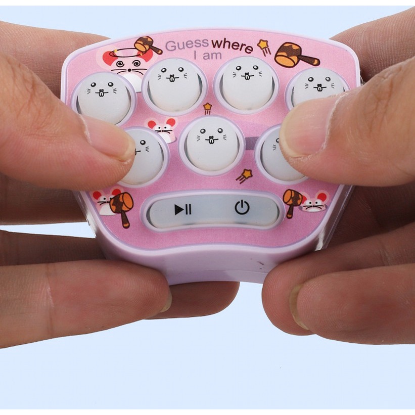Máy chơi game hamster cầm tay mini giáo dục sớm cho trẻ nhỏ thiết kế dễ mang theo