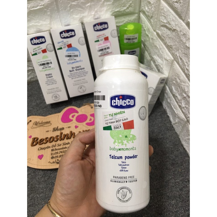 Phấn rôm tinh bột Gạo Chicco