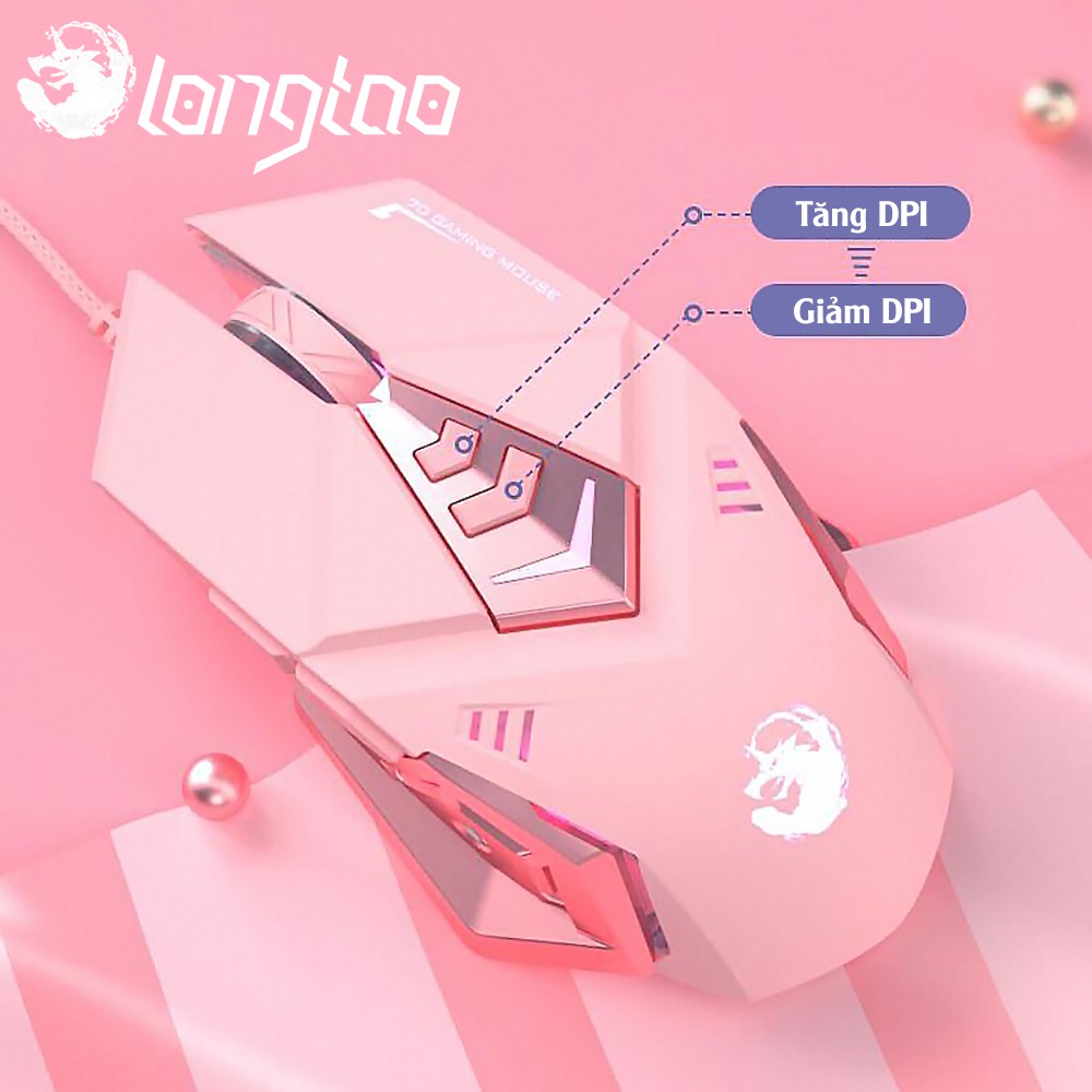 Combo Bộ Bàn Phím Giả Cơ Hồng LongTao - Chuột Gaming - Tai Nghe - Lót Chuột Hello Kitty Bigsize ( BH 1 năm ) | WebRaoVat - webraovat.net.vn