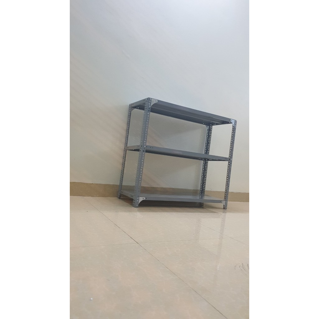 Kệ sắt lắp ghép đựng đồ đa năng kích thước : Dài 60cm, Rộng 40cm, Cao 60cm, 80cm, 100cm gồm 3 tầng