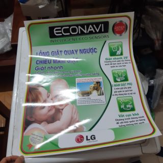 Tem dán máy giặt LG