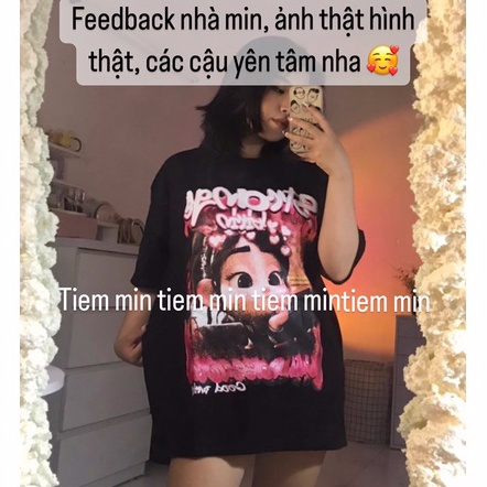 [Mã TOPS06 giảm đến 10k đơn 99k] Áo Thun Cotton UNISEX - Áo Phông Tay Lỡ Form Rộng AT in hình Babie | BigBuy360 - bigbuy360.vn