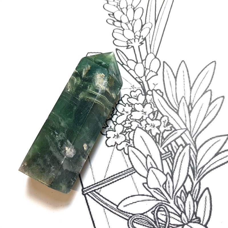 [Fluorite] Trụ, đá thiên nhiên