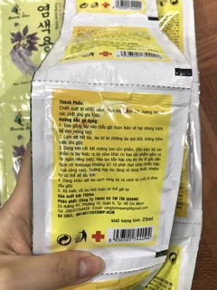 Lẻ 1 gói dầu gội nhuộm đen tóc