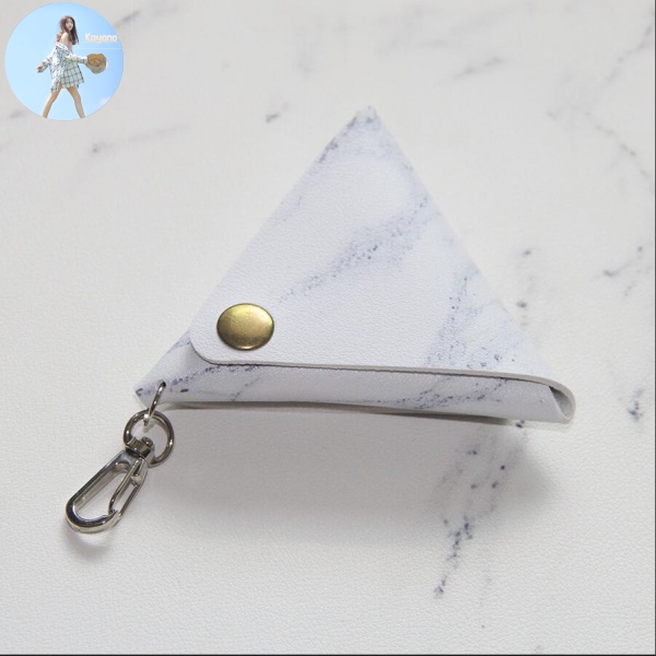 Ví Đựng Chìa Khóa Hình Tam Giác Bằng Chất Liệu Da Đơn Giản Xinh Xắn | BigBuy360 - bigbuy360.vn