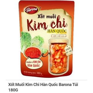 Xốt Muối Kim Chi Hàn Quốc Barona Túi180G