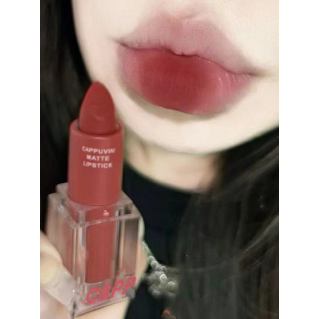 Son Môi Cappuvini Màu Lì Lãng Mạn Màu Trắng Đào