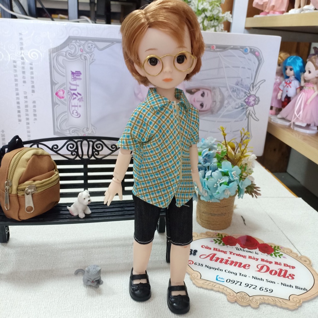 Búp Bê Nam Cao 30cm Cơ Thể Mập Mạp Kèm Đồ Và Phụ Kiện Cute giá tốt