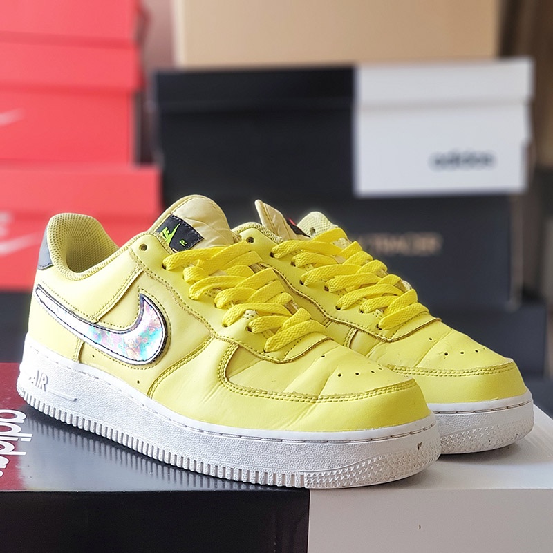 Giày Nike Air Force 1 Low Yellow Pulse, size 40, real 2hand