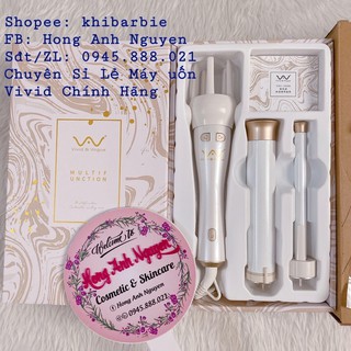 [CHÍNH HÃNG] MÁY UỐN VIVID 2 TRỤC XOAY 13mm & 32mm CHỈNH NHIỆT (bảo hành 6 tháng)