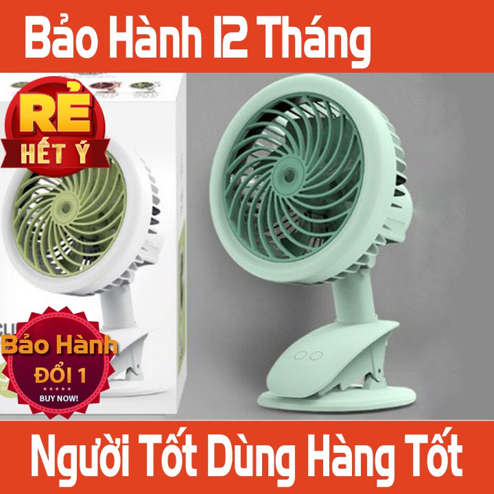 Quạt Phun Sương Mini Tích Điện [Bảo Hành 12 Tháng]