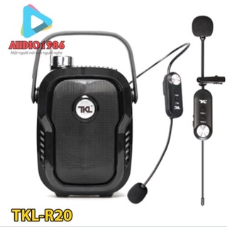 Máy trợ giảng TKL R20 UHF 1 micro cài ve áo 1 mic đeo tai nói song song