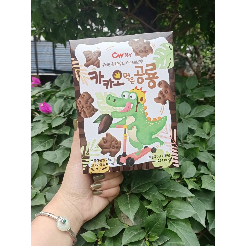 Bánh khủng long vị Hàn Quốc 30k/ hộp 60gr
